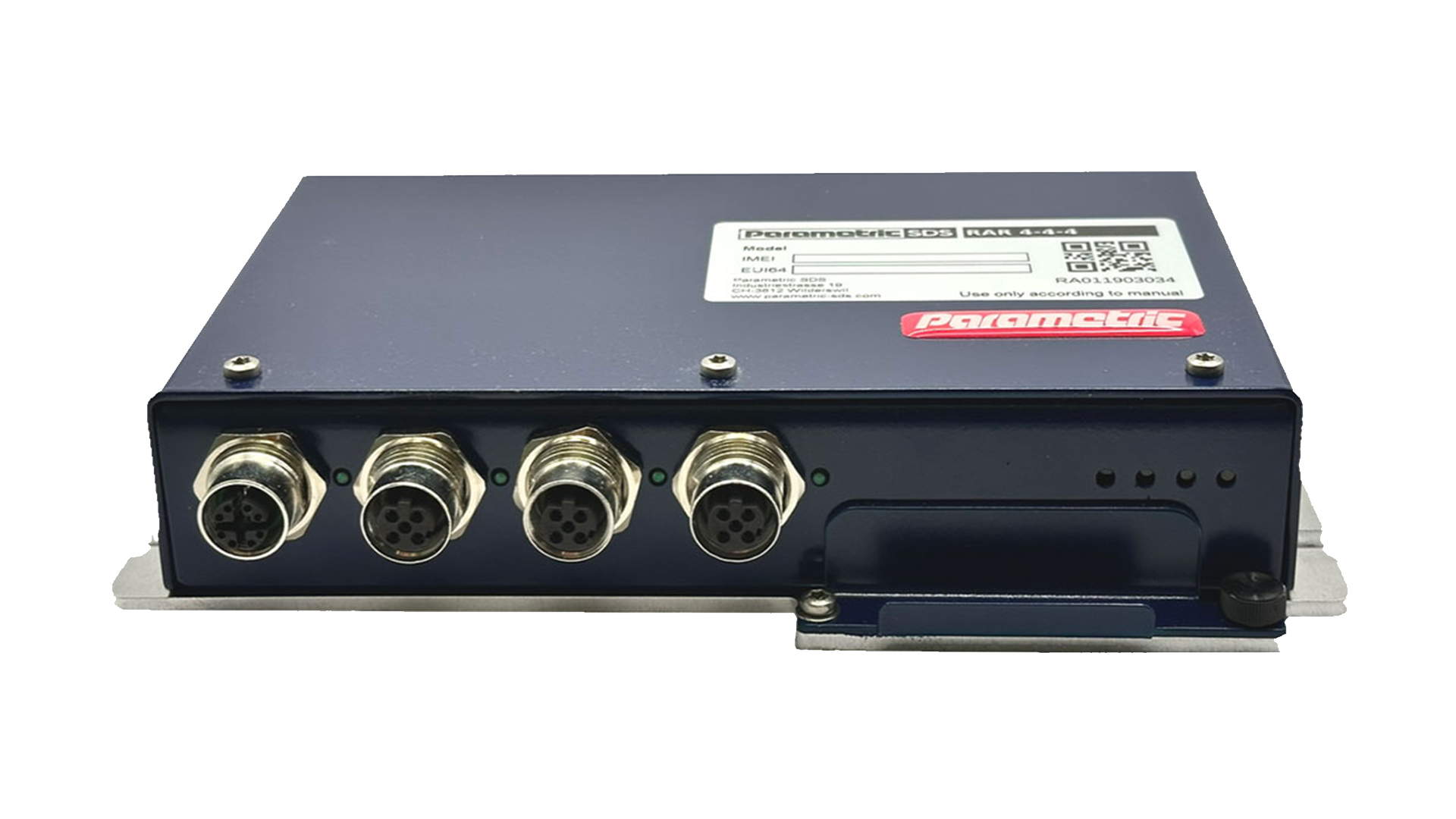 Stromversorgungseinheit für das MGW4000 Mesh Gateway von Parasigna, konzipiert für optimale Leistung und Kompatibilität.
